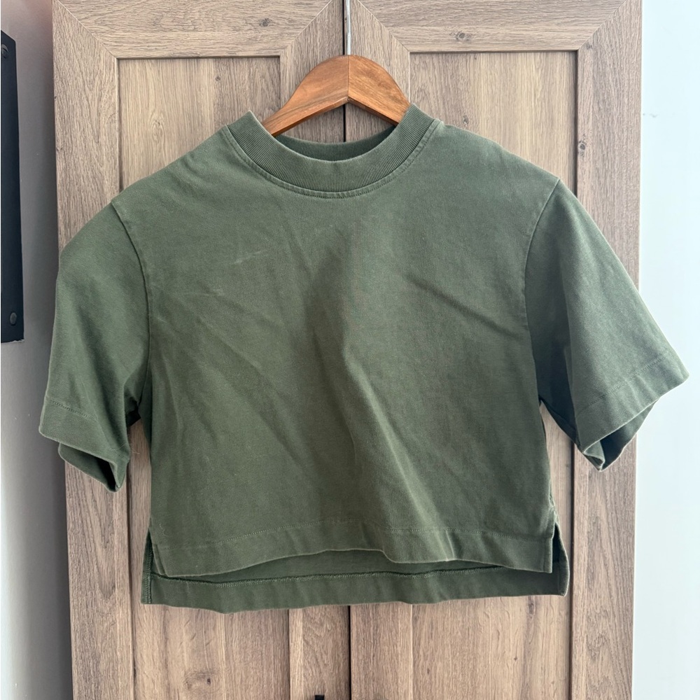 All Saints Lottie Crop Tee XS